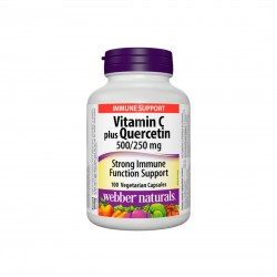 Vitamin C plus Quercetin - Витамин С 500 mg + кверцетин 250 mg, 100 капсули