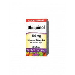 Ubiquinol Active CoQ10 – Убиквинол активен коензим Q10,30 софтгел капсули Webber Naturals