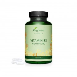 Витамин В3 (Никотинамид) - Vitamin B3 Nicotinamid, 180 капсули