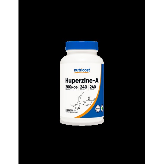 Нервна система - Хуперзин А (Huperzine A), 200 mcg/240 капсули Nutricost