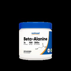 Сила и издръжливост - Бета аланин (Beta-Alanine), 300 g прах Nutricost