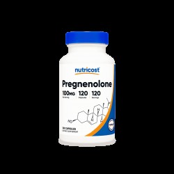 Мозъчна функция - Прегненолон (Pregnenolone), 100 mg x 120 капсули Nutricost