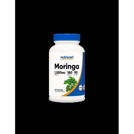 Антиоксидант - Моринга (Moringa), 180 капсули Nutricost