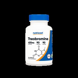 Сърдечносъдова и дихателна система - Теобромин (Theobromine), 400 mg x 90 капсули Nutricost