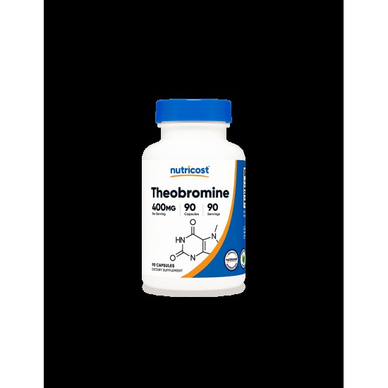 Сърдечносъдова и дихателна система - Теобромин (Theobromine), 400 mg x 90 капсули Nutricost