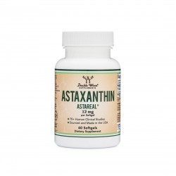 Антиоксидант - Астаксантин (Astaxanthin Astareal), 12 mg х 60 софтгел капсули Double Wood