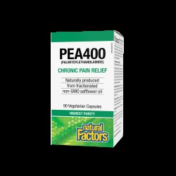 Против болка и възпаление - ПЕА (палмитоелетаноламид), 400 mg x 90 V капсули Natural Factors