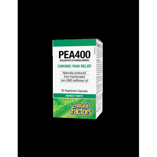 Против болка и възпаление - ПЕА (палмитоелетаноламид), 400 mg x 90 V капсули Natural Factors