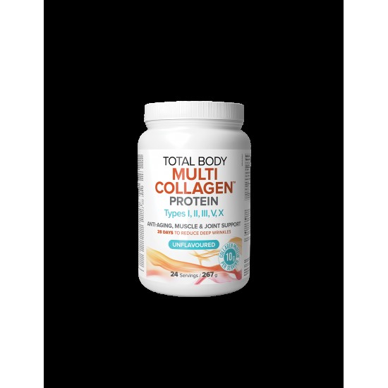 Mулти колаген (говежди, рибешки и пилешки) - Total Body Multi Collagen, 267 g прах  Natural Factors