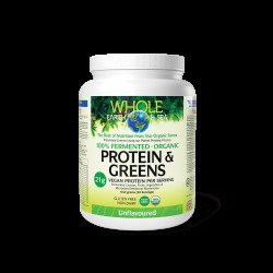 Whole earth and sea® 100 Fermented Organic Protein and Greens (неовкусен), 640 g пудра