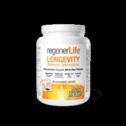 В подкрепа на клетъчното здраве - Rеgener Life™ Longevity, 30 пакетчета Natural Factors