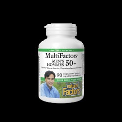 Витамини и Минерали за Мъже 50+ MultiFactors, 90 V капсули Natural Factors