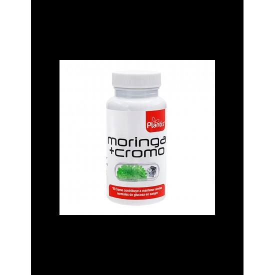 Отслабване и контрол на апетита - Моринга 500 мг & хром 40 µg - Moringa + Cromo Plantis®, 60 капсули