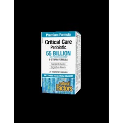 Пробиотик - Critical Care Probiotic, 55 млрд. активни пробиотици, 9 щама формула, 30 V-капсули Natural Factors