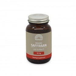 Мозъчна функция - Шафран Organic - Sunfiber, 30 mg x 60 капсули Mattisson Healthstyle