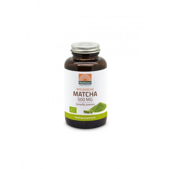 Антиоксидант - Матча Био, 500 mg х 60 капсули Mattisson Healthstyle