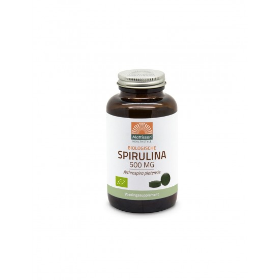 Клетъчна и имунна функция - Спирулина Organic, 500 mg х 240 таблетки Mattisson Healthstyle