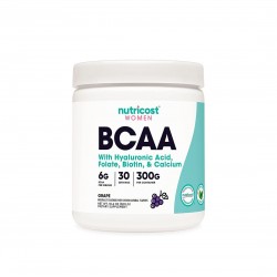 Верижно-разклонени аминокиселини за жени - BCAA - (с вкус на грозде), 300 g прах