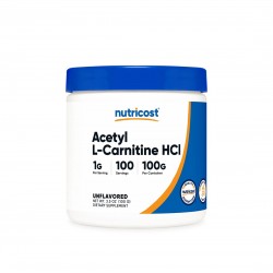 Горене на мазнини - Ацетил-Л-Карнитин (Acetyl L-Carnitine), 100 g прах