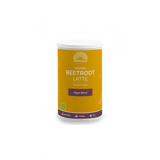 Лате от цвекло с джинджифил какао Био, 160 g прах Mattisson Healthstyle