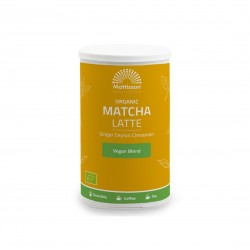 Лате с матча, джинджифил и цейлонска канела Био, 140 g прах Mattisson Healthstyle