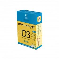 Дъвки с витамин D3 с аромат на мента - Immungum, 20 броя Lemon Pharma