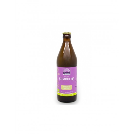 Комбуча с Джинджифил & Матча Био, 500 ml