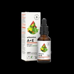 Зрение и имунитет - Витамин А (800 μg) + Е (12 mg), 30 ml капки Aura Herbals