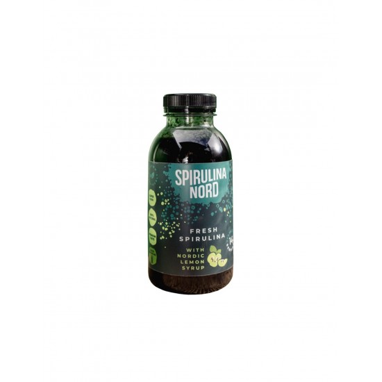 Свежа спирулина & скандинавски лимон - Spirulina Nord, Сироп 330 ml, 14 дози