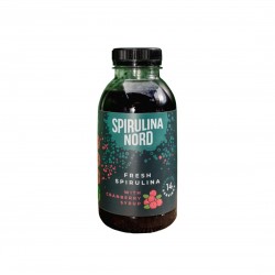 Свежа спирулина & червена боровинка - Spirulina Nord, Сироп 330 ml, 14 дози