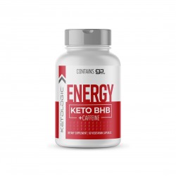 Екзогенни кетони + Кофеин - Energy Keto BHB + Caffeine, 60 капсули