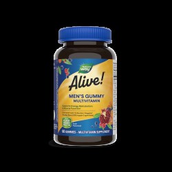 Alive! Mens Gummy Complete Multivitamin / Алайв! Мултивитамини за мъже, 60 желирани таблетки Nature’s Way