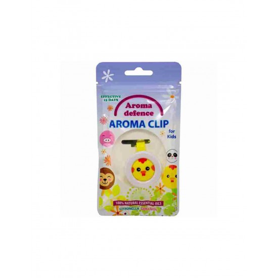 Клипс "Aroma Defence" за деца - Репелент с аромат на цитронела и здравец