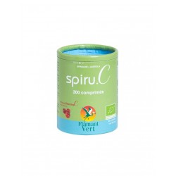 Имунитет - Спирулина 400 mg  + Aцерола 100 mg Spiru C, Био, 300 таблетки